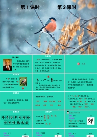 第八单元 26《灰雀》课件