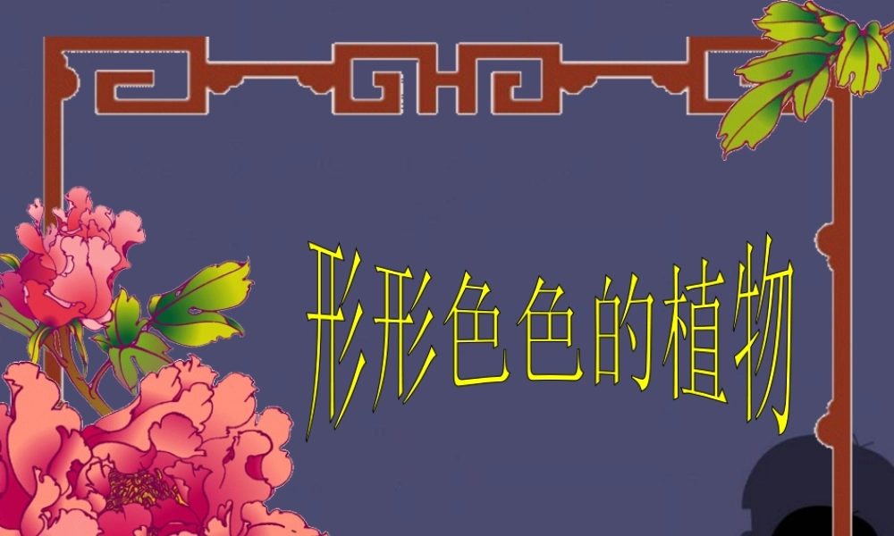 秋四年级语文上册《形形色色的植物》课件5 冀教版-冀教版小学四年级上册语文课件