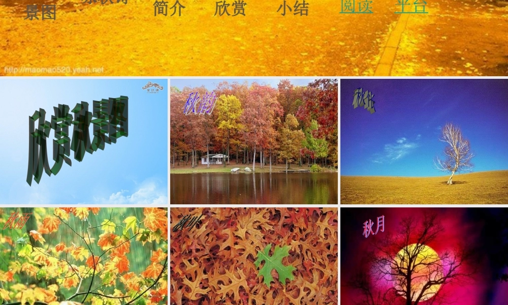 金级语文上册 第三单元 16《秋天》课件 鲁教版五四制-鲁教版五四级上册语文课件