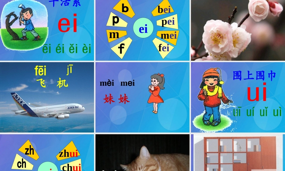 （秋季版）一年级语文上册 拼音10 ai ei ui教学课件 苏教版-苏教版小学一年级上册语文课件