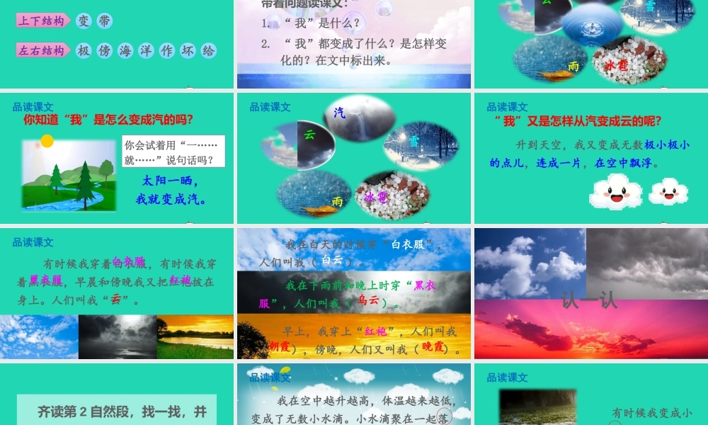 课文1 2 我是什么课件