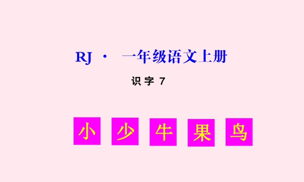 （生子教学课件）大小多少