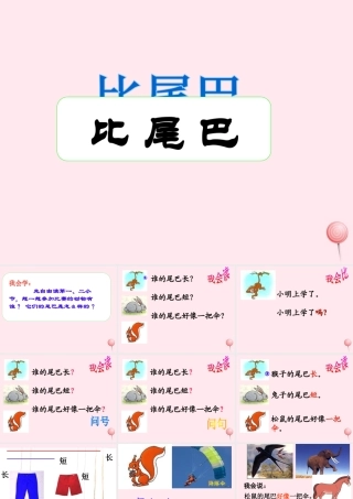 （课堂教学课件2）比尾巴