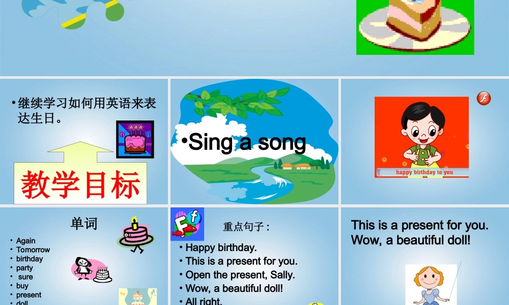 （闽教版）三年级英语下册课件 Unit2 Lesson4