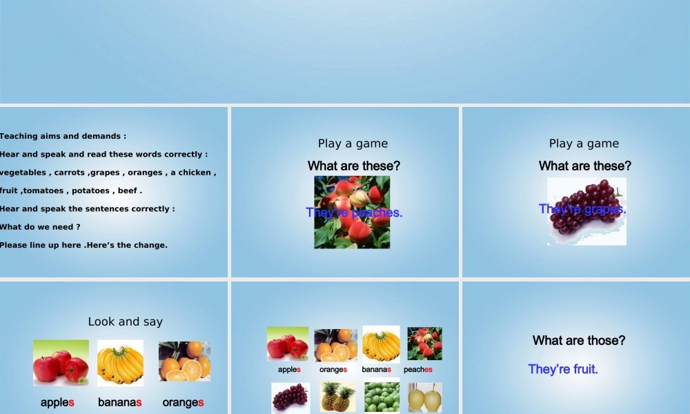 （闽教版）四年级英语下册课件 unit6 lesson11 