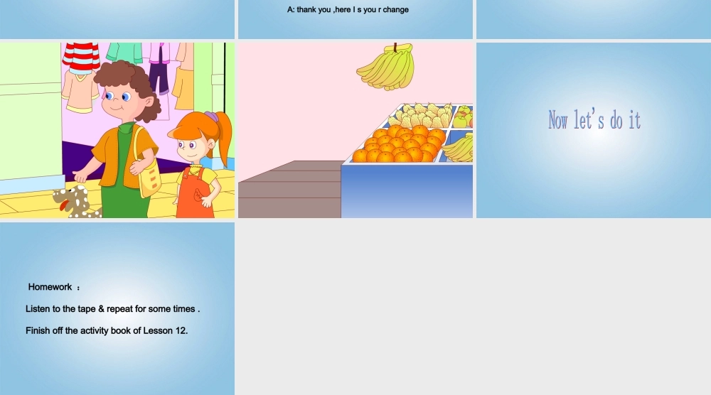 （闽教版）四年级英语下册课件 unit6 lesson12 