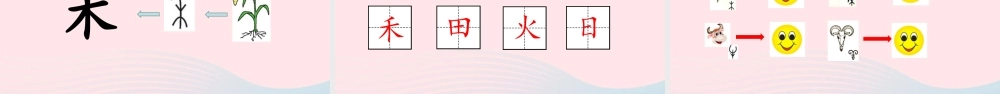 识字4  日月水火课件