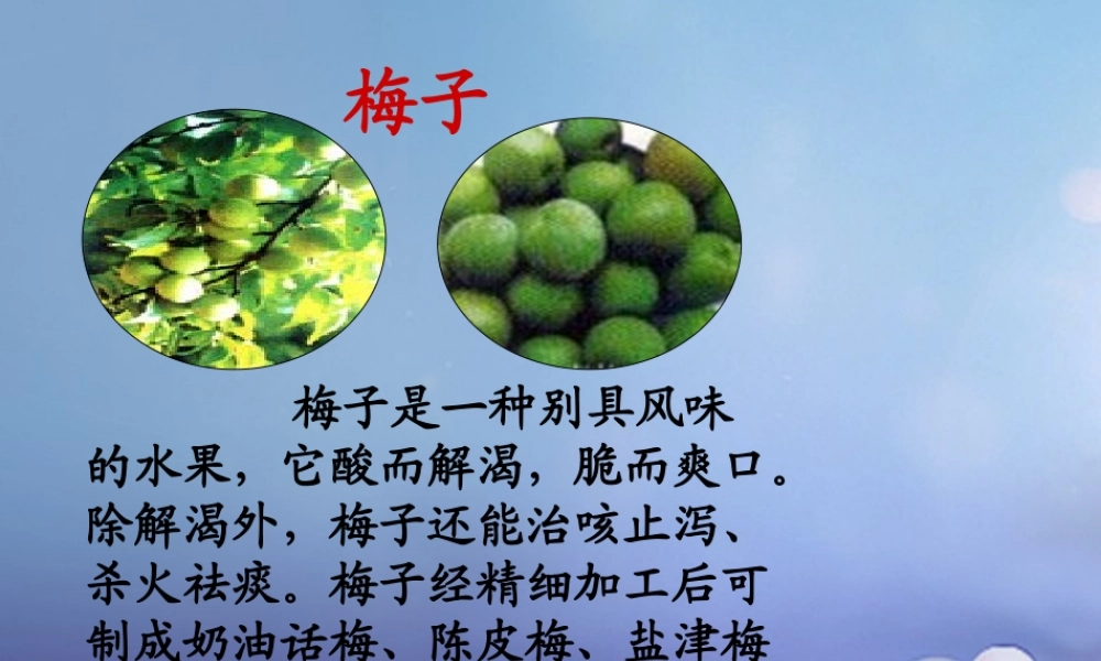 （秋级语文下册 课文6 23.《望梅止渴》课件 语文S版-语文S级下册语文课件