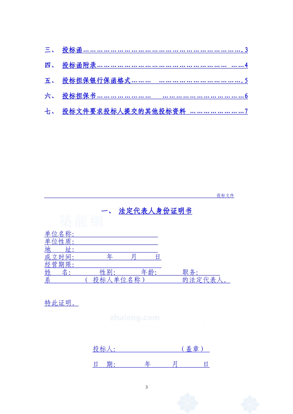 建筑工程投标文件范本-(格式)_第3页