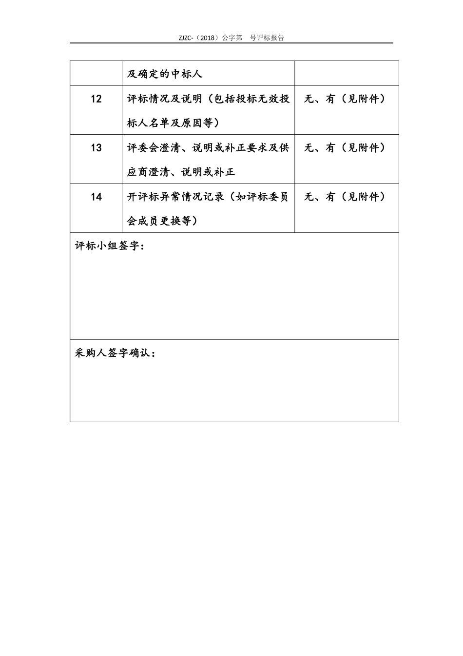 最新政府采购评标报告范本(公开招标)_第3页
