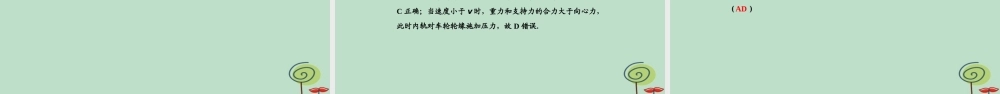 -高考物理二轮复习 专题限时训练3 抛体运动与圆周运动课件-人教版高三全册物理课件