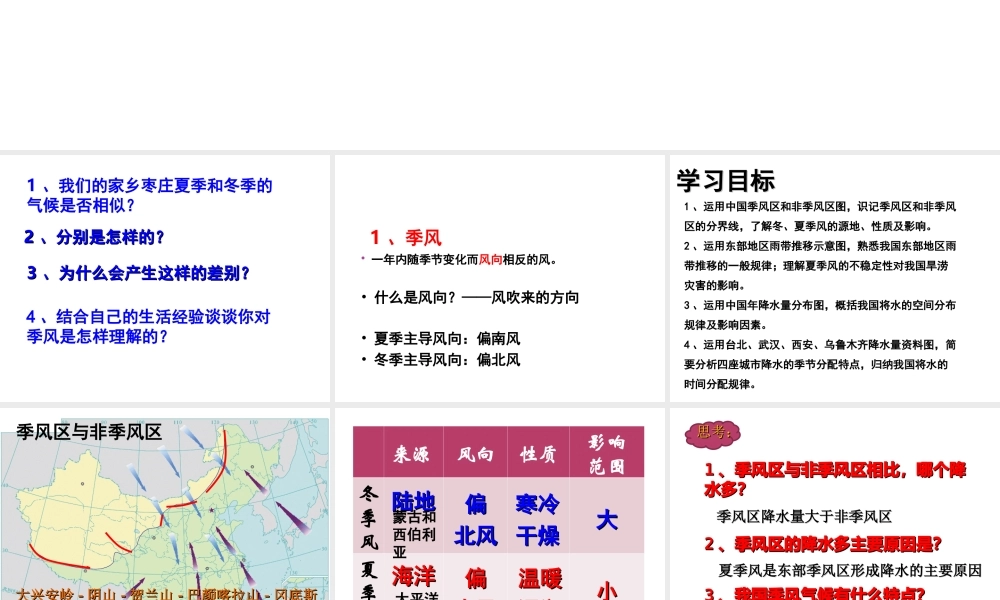 -八年级地理上册 2.2气候基本特征（第1课时）课件 （新版）商务星球版-（新版）商务星球版初中八年级上册地理课件