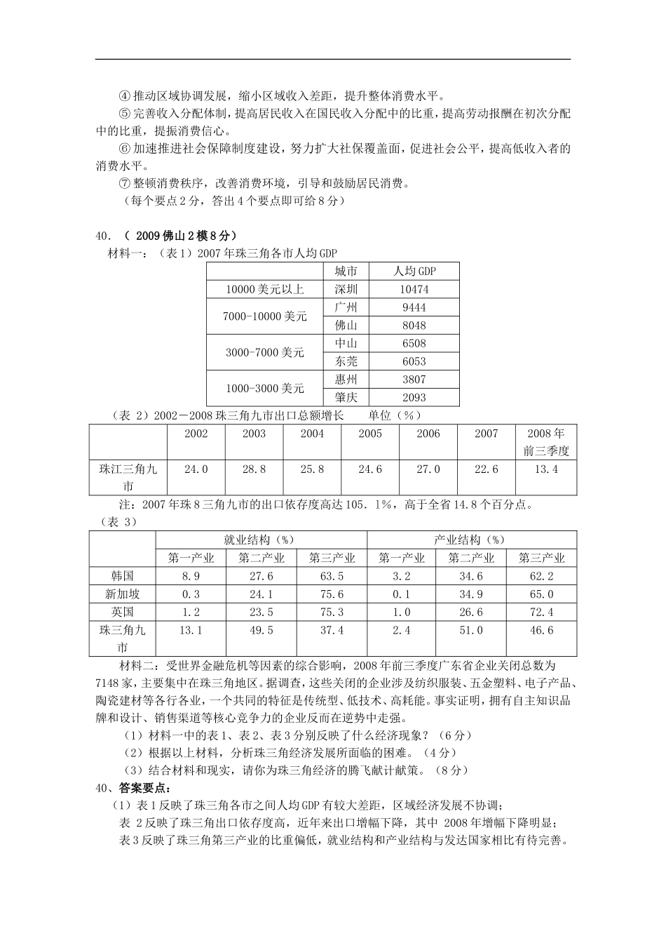 高考5月政治冲刺资料——《经济生活》论述题精选_第2页