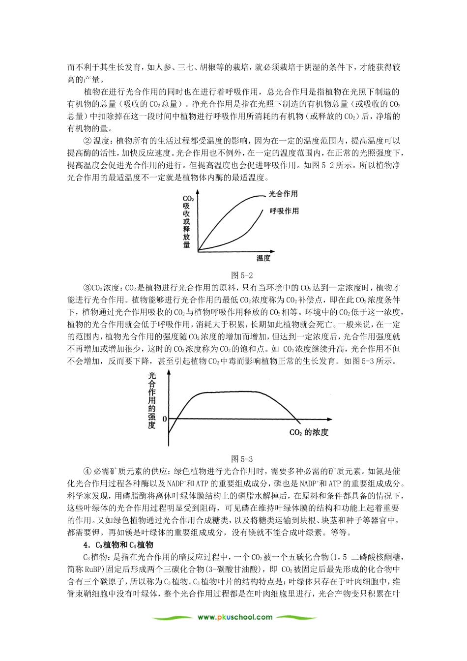 高三生物专题五 光合作用和呼吸作用与碳循环和能量流动_第3页
