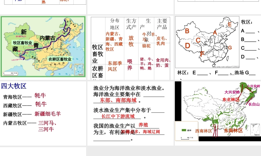 -八年级地理上册 4.1 因地制宜发展农业（第1课时）课件 （新版）商务星球版-（新版）商务星球版初中八年级上册地理课件