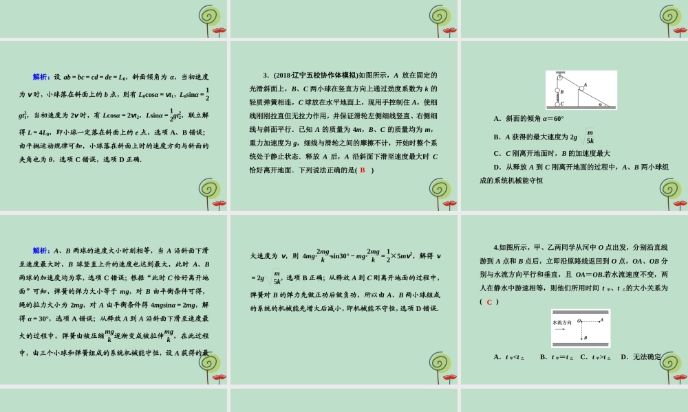 -高考物理二轮复习 选择题提速练课件15-人教版高三全册物理课件