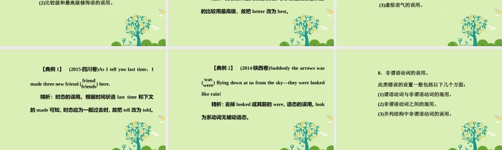 -高考英语二轮复习 第一部分 语法知识 第二章 短文改错课件-人教版高三全册英语课件