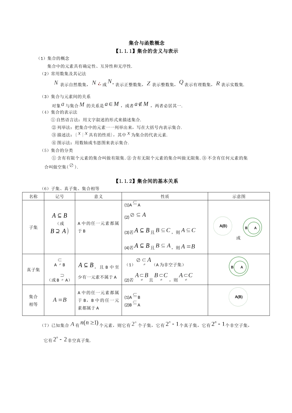 集合与函数概念测试题_第1页
