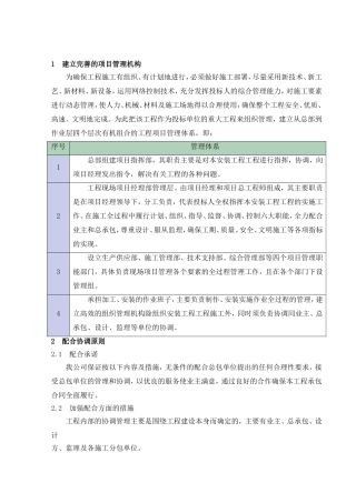 建立完善的项目管理机构知识点梳理汇总