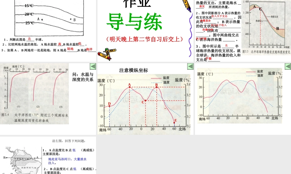 03-04海水温度和盐度