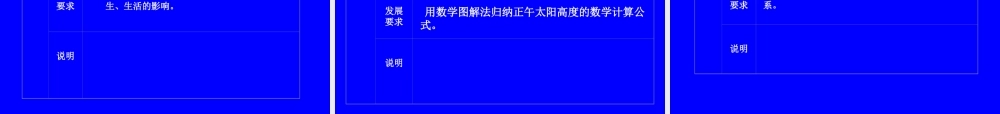 07学年培训：必修Ⅰ《第一章宇宙中的地球》