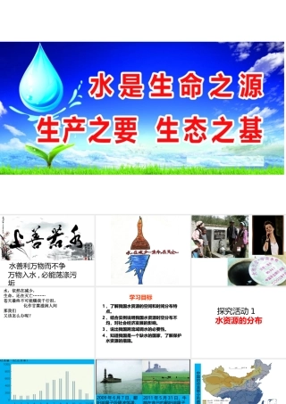 -八年级地理上册 第3章第2节节约与保护水资源课件 （新版）商务星球版-（新版）商务星球版初中八年级上册地理课件