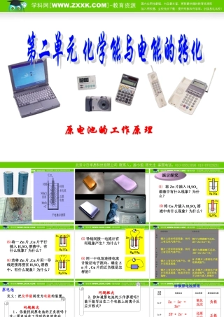 1.2.1《原电池的工作原理》课件（苏教版选修4）