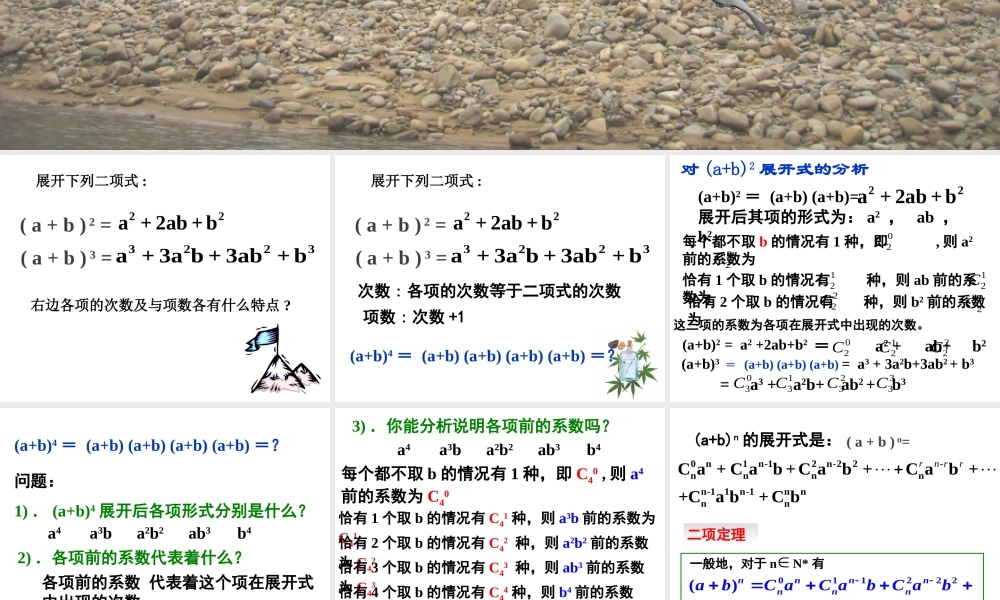 1.5.1二项式定理（一）