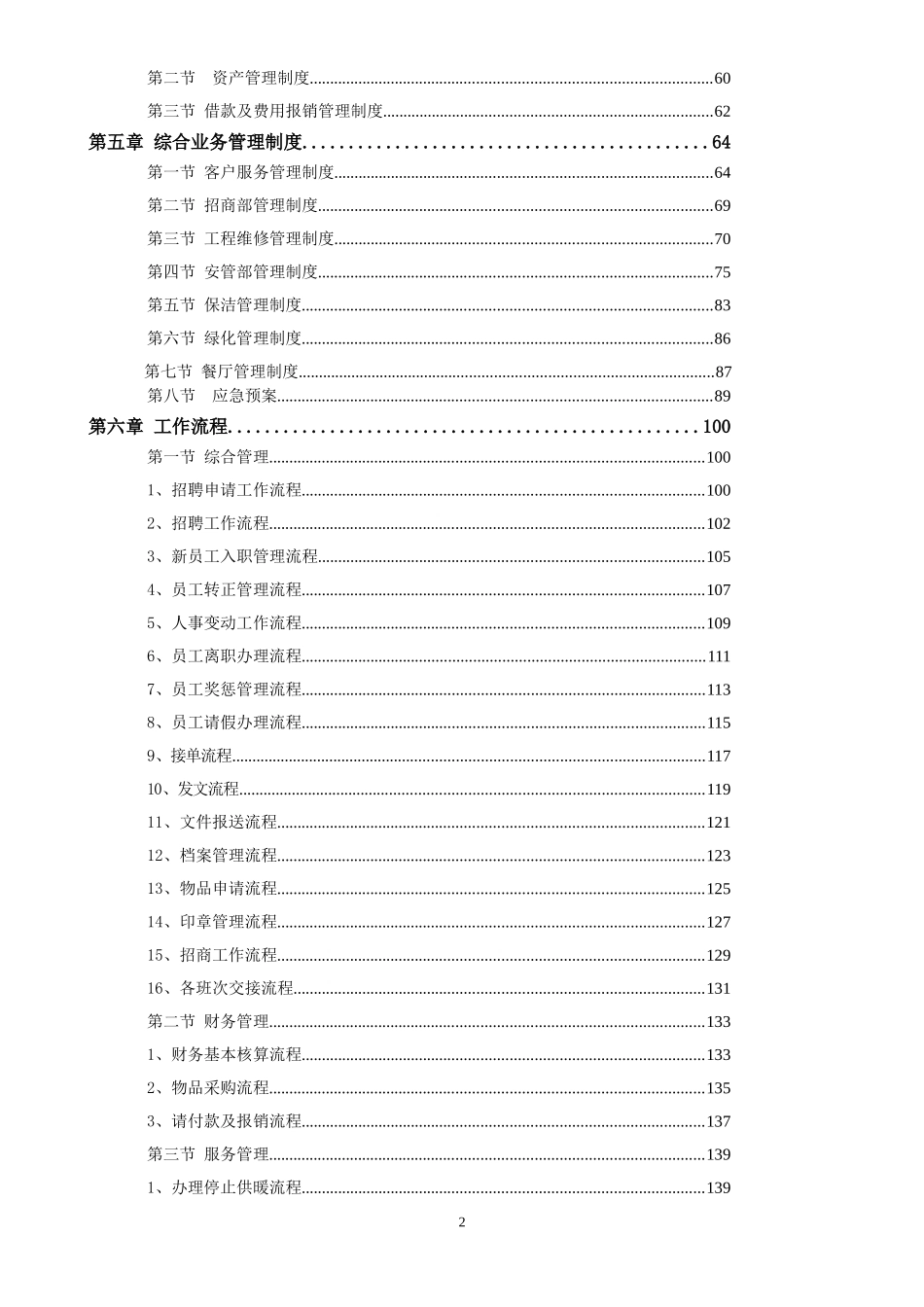 万科物业管理公司全套制度V2016版_第2页