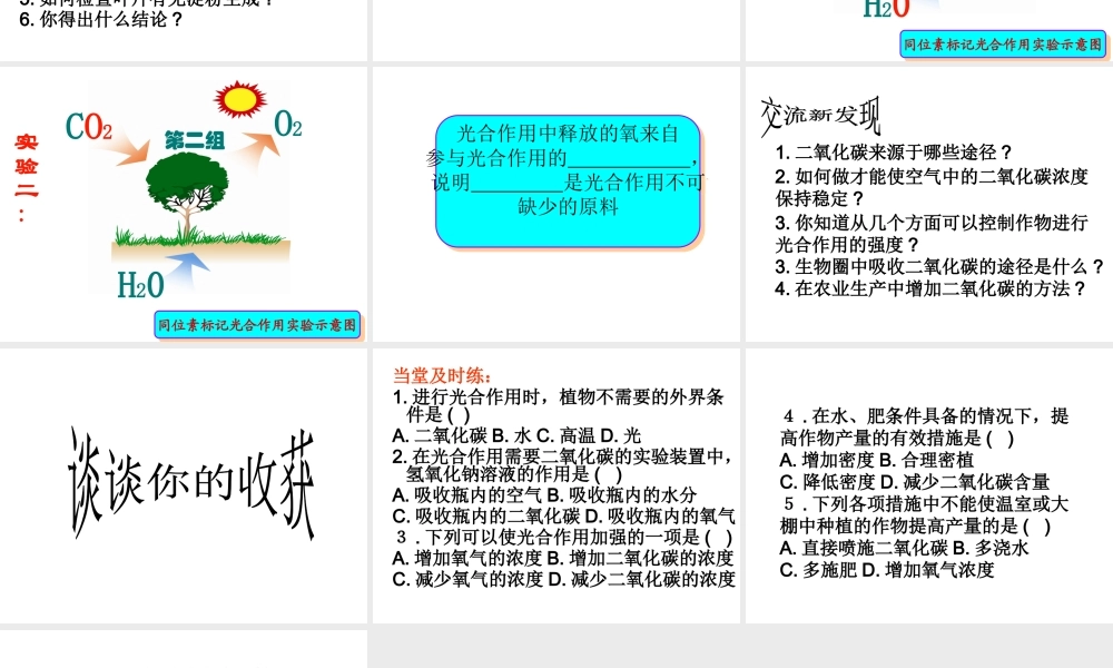 -八年级生物上册 3.3.2 光合作用的原料课件（3）（新版）冀教版-（新版）冀教版初中八年级上册生物课件