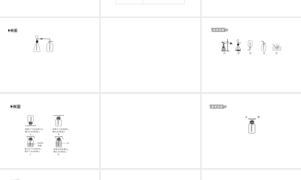 2012版中考化学 专题23 气体的制备和净化复习精品课件（含11真题和12预测试题）