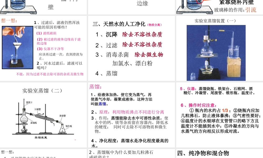 2012年秋九年级化学 第二单元 第一节 运动的水分子课件 鲁教版