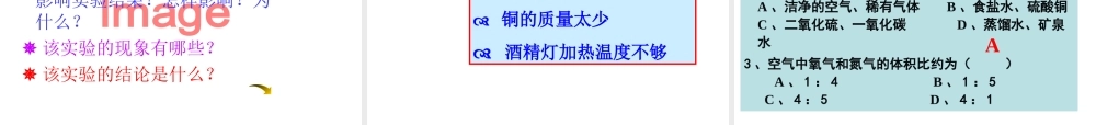 2012年秋九年级化学 空气的成分课件 鲁教版