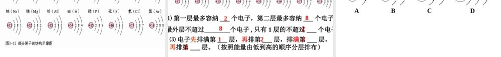 2012年秋九年级化学上册 3.2 原子的结构课件 新人教版