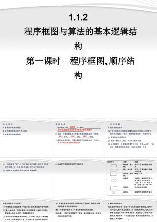 11-12学年高中数学 1.1.2.1 程序框图、顺序结构同步学案 新人教A版必修3