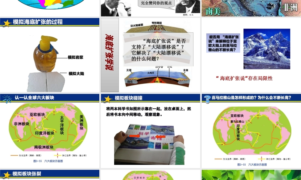 2012年秋七年级科学上册 02-地球表面的板块课件 浙教版