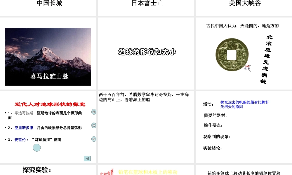 2012年秋七年级科学上册 第三章 第一节 地球的形状和内部结构课件 浙教版