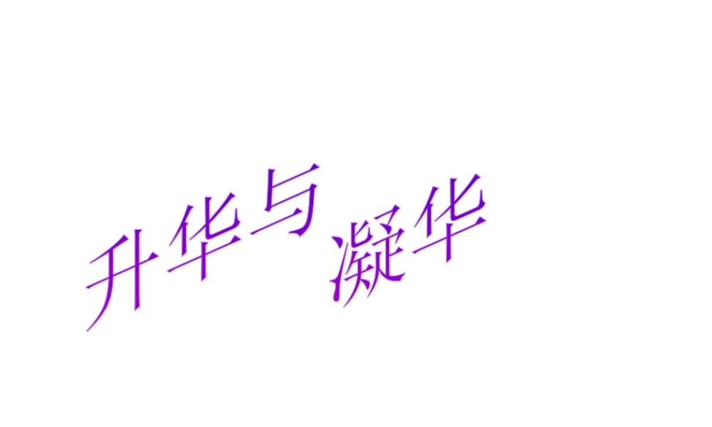 2012年秋七年级科学上册 第四章 升华与凝华课件 浙教版