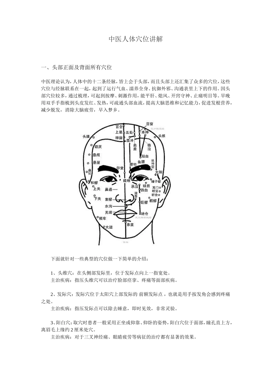 中医人体穴位讲解_第1页