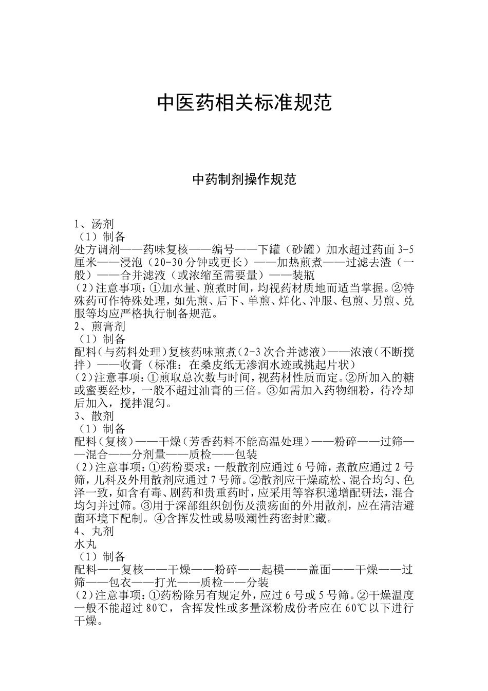 中医药相关标准规范_第1页