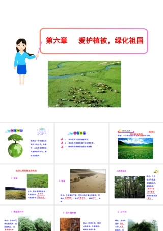 2012年秋七年级生物上册《第三单元 第六章 爱护植被,绿化祖国》课件9 人教新课标版