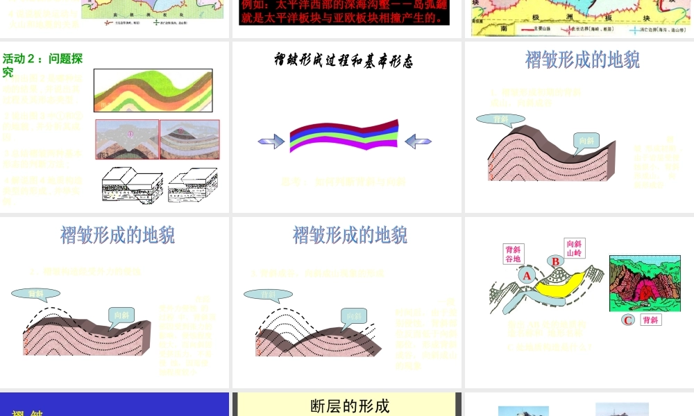2.2 地球表面形态