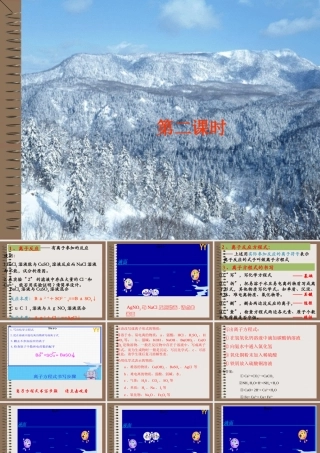 2.2.2离子反应第二课时