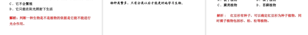 2012年2月中考科学一轮复习 第2课各种各样的生物精品课件 浙教版