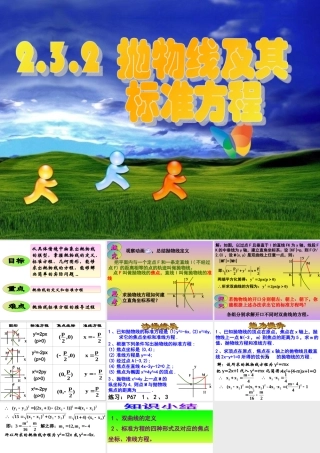 2.3.1抛物线及其标准方程