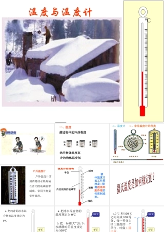 1、温度与温度计课件