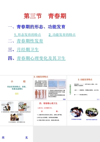 1.3 青春期课件1
