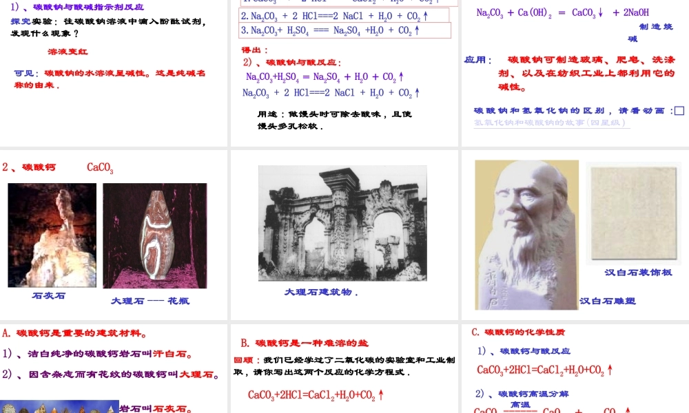 1.4几种重要的盐（第一课时）