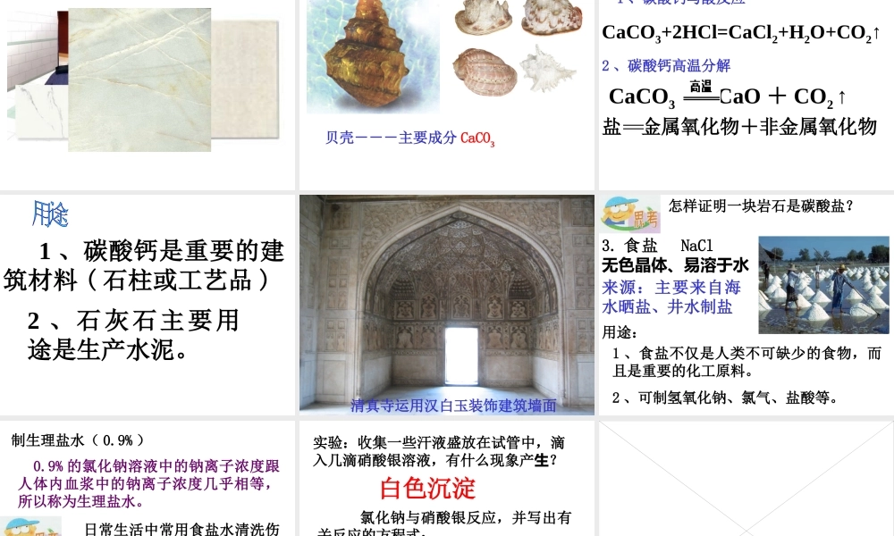 1.4几种重要的盐