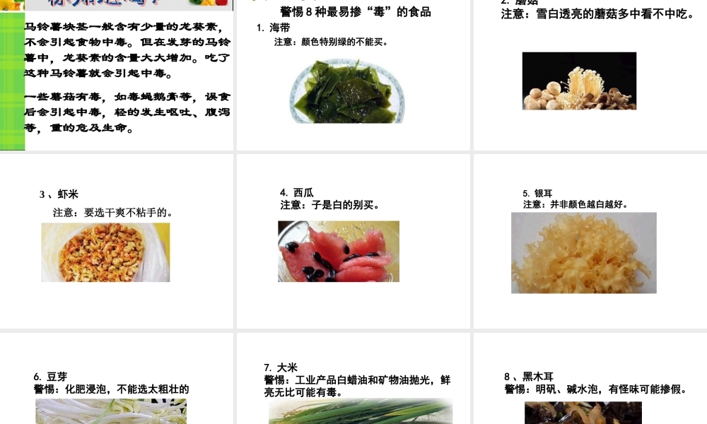 2.3 合理营养与食品安全课件 (1)